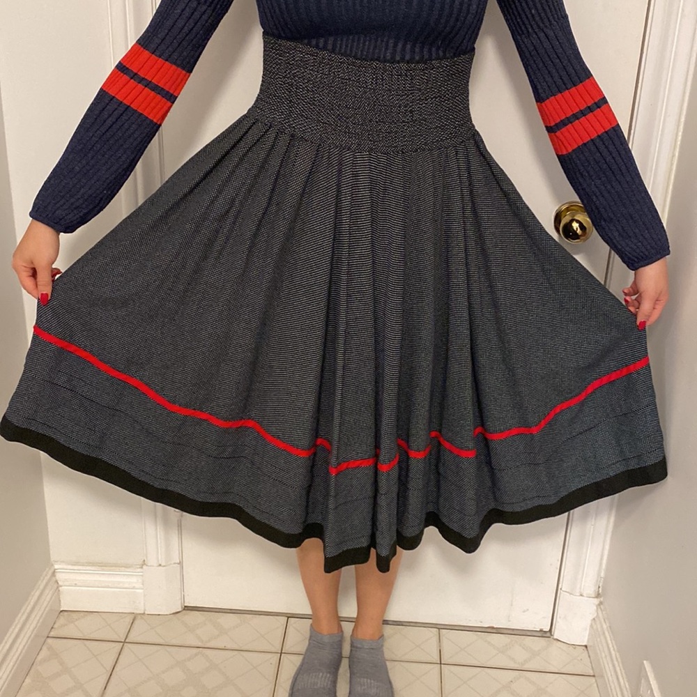 Vintage Kenzo Paris Polka-Dot Skirt